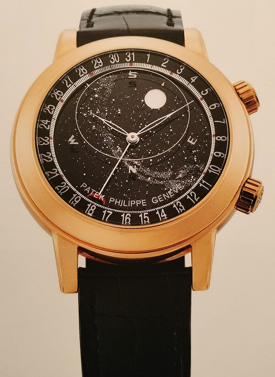Patek Philippe Celestial ref. 6102, a modern astronomical wristwatch with a rotating star chart